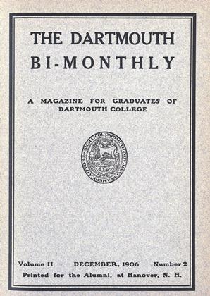 DECEMBER, 1906 | Dartmouth Alumni Magazine