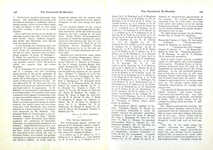 THE CHICAGO ASSOCIATION