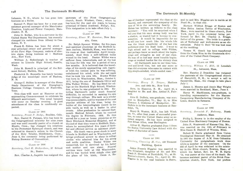 CLASS OF 1902