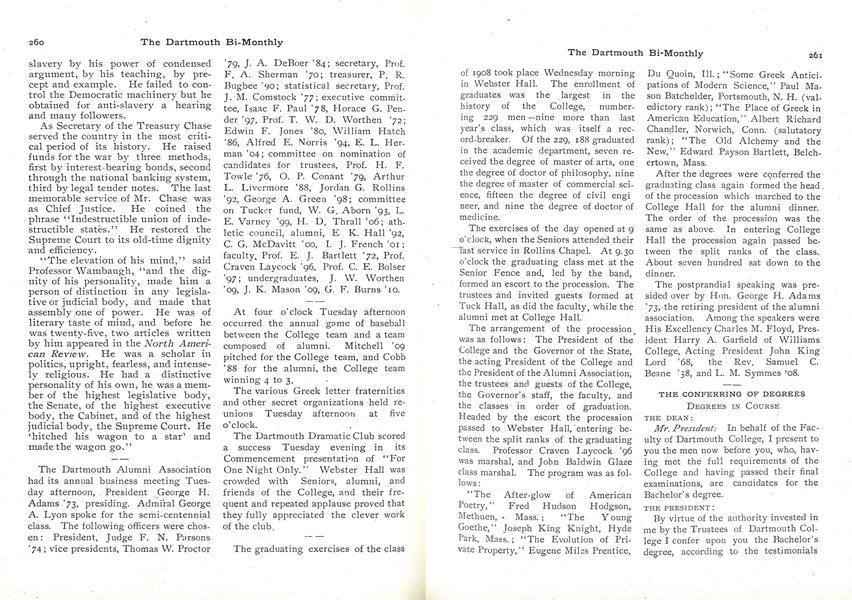 THE CONFERRING OF DEGREES