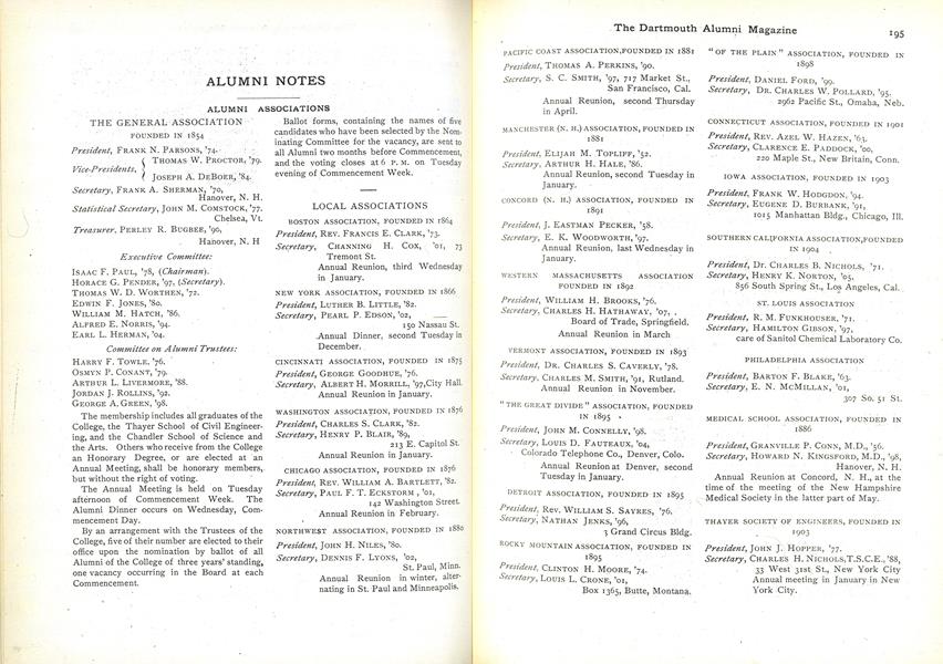 THE GENERAL ASSOCIATION