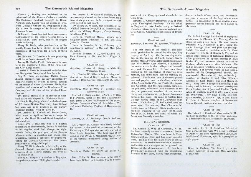 CLASS OF 1903