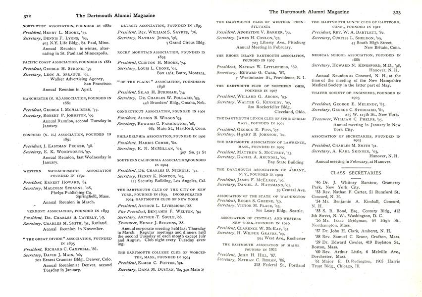 CLASS OF 1861