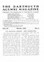 Dartmouth Alumni Magazine March 1912 Cover