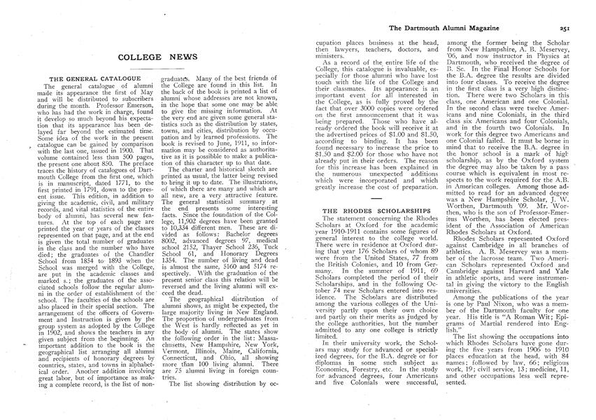 THE GENERAL CATALOGUE