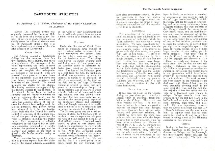DARTMOUTH ATHLETICS