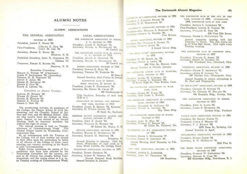 LOCAL ASSOCIATIONS