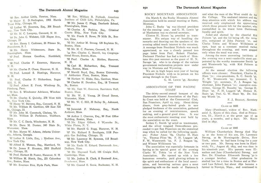 ROCKY MOUNTAIN ASSOCIATION