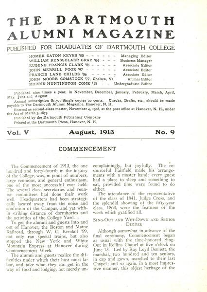 COMMENCEMENT