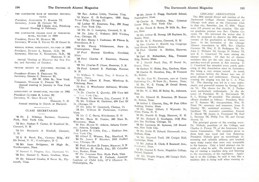 CHICAGO ASSOCIATION