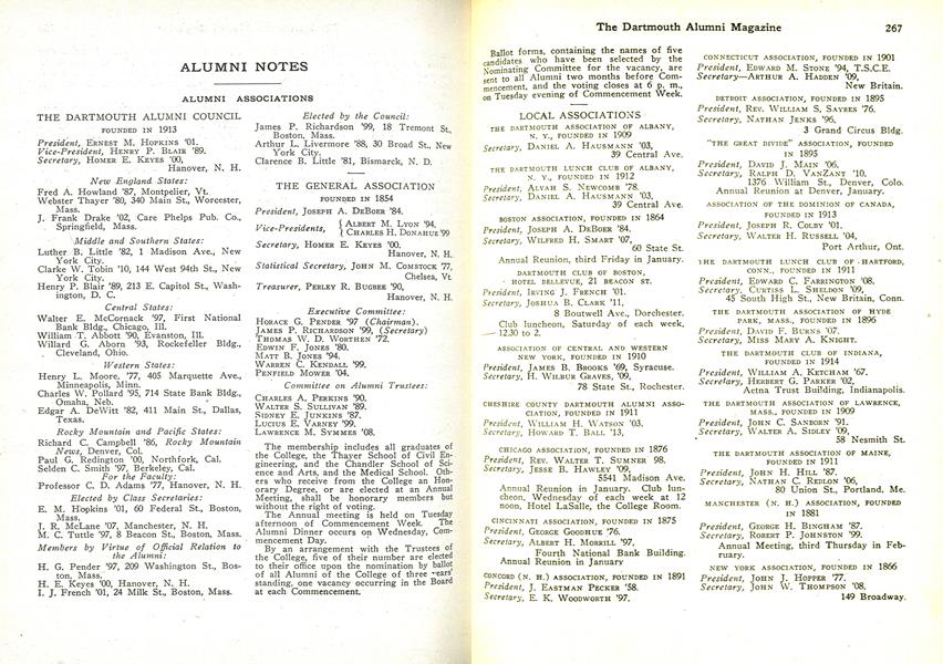 LOCAL ASSOCIATIONS