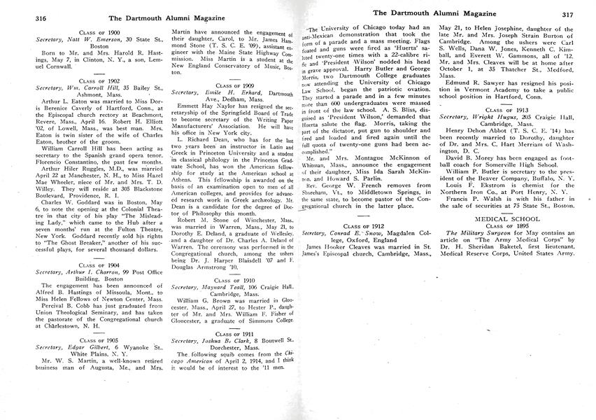 CLASS OF 1913