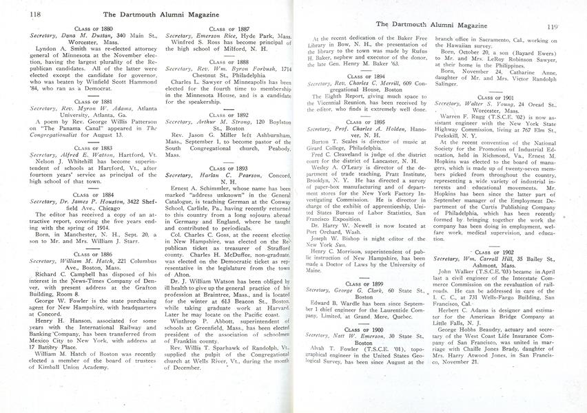 CLASS OF 1902