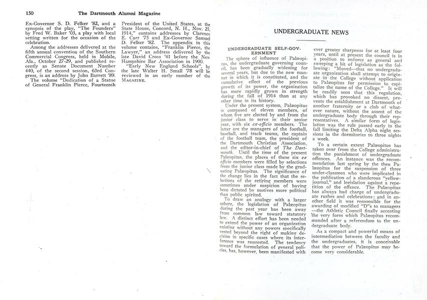 UNDERGRADUATE SELF-GOVERNMENT