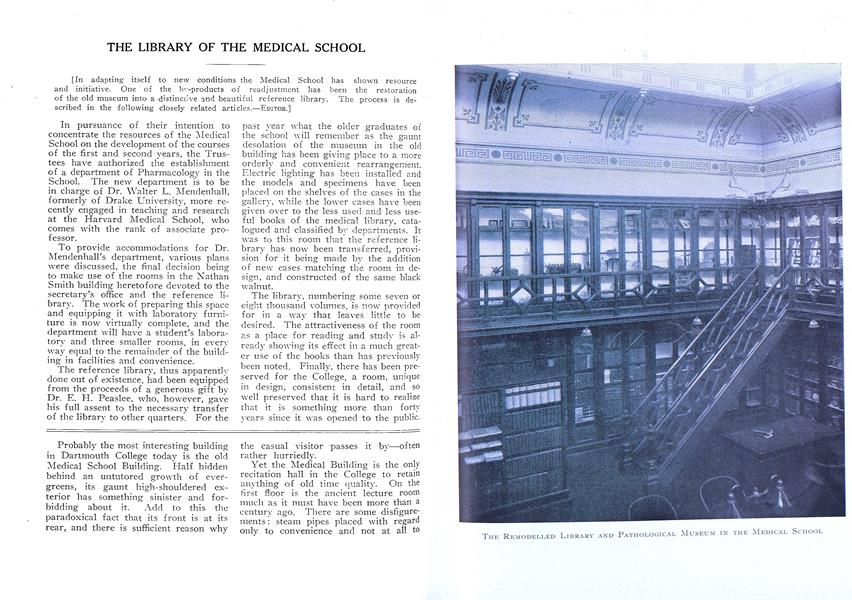 THE LIBRARY OF THE MEDICAL SCHOOL