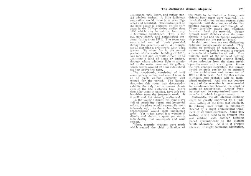 DEATH OF TRUSTEE C. F. MATHEWSON