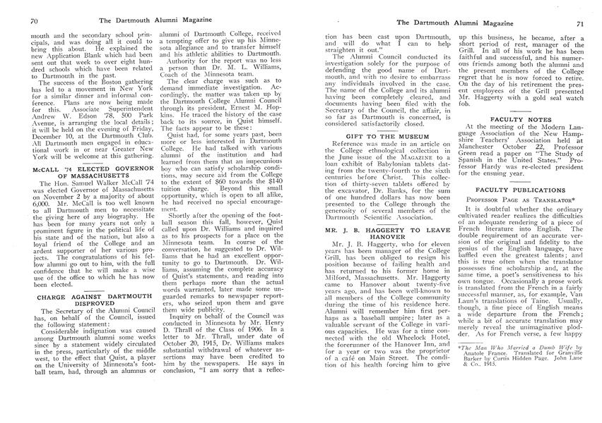 FACULTY PUBLICATIONS