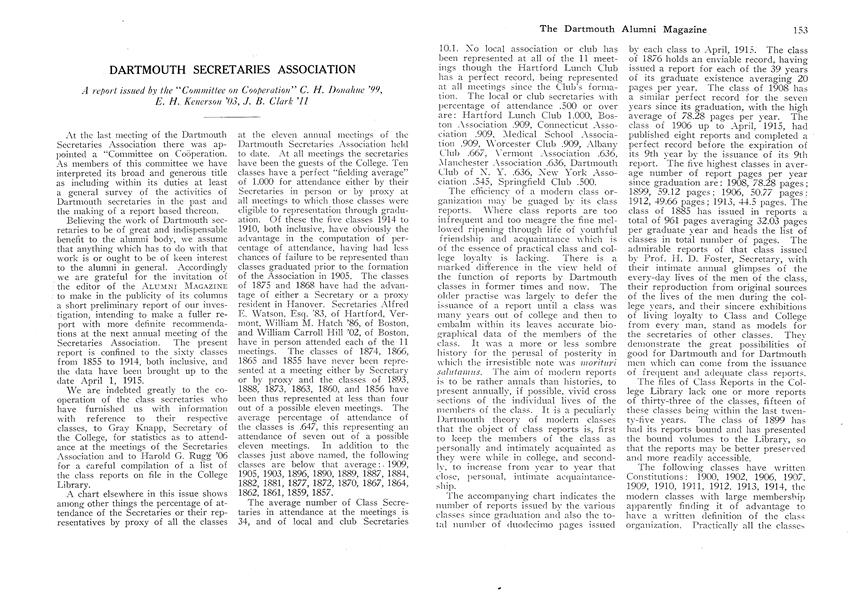 DARTMOUTH SECRETARIES ASSOCIATION