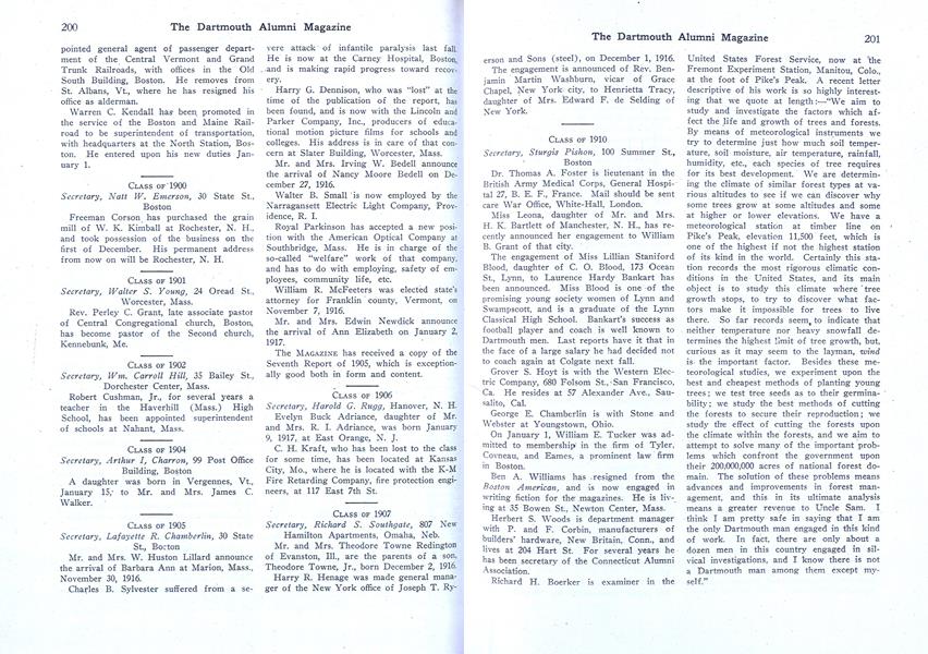 CLASS OF 1913