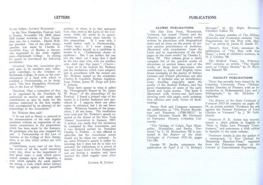 LETTERS