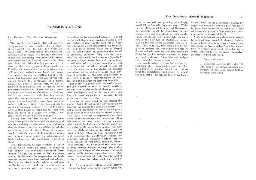 COMMUNICATIONS