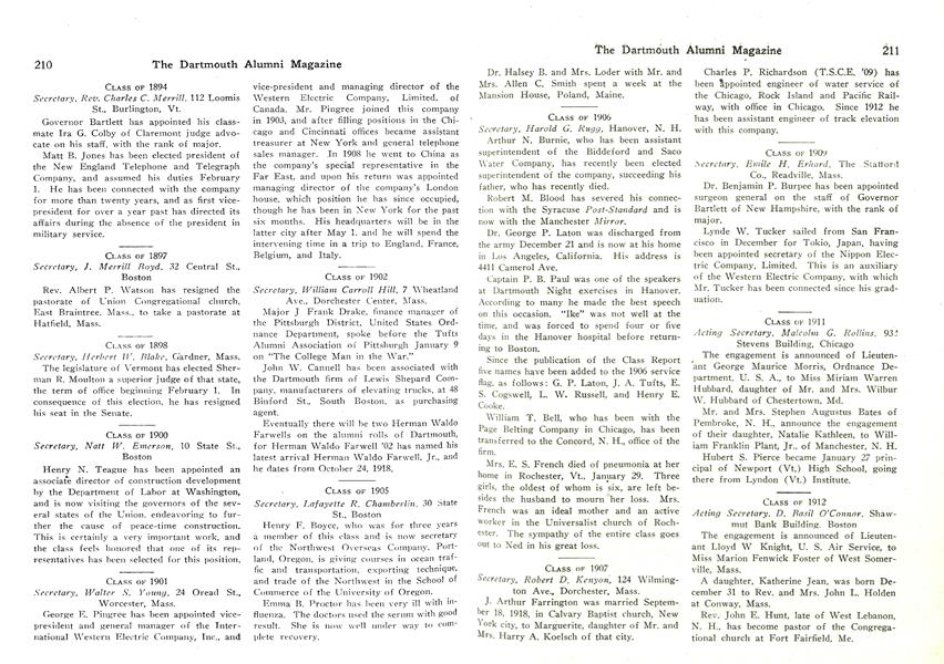 CLASS OF 1894