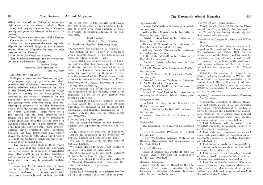 PRESIDENT HOPKINS RECEIVES DEGREE AT BROWN