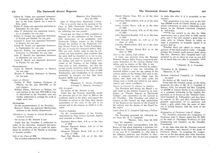 DEATH OF PROFESSOR JOHN VOSE HAZEN