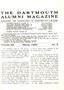 Dartmouth Alumni Magazine March 1920 Cover