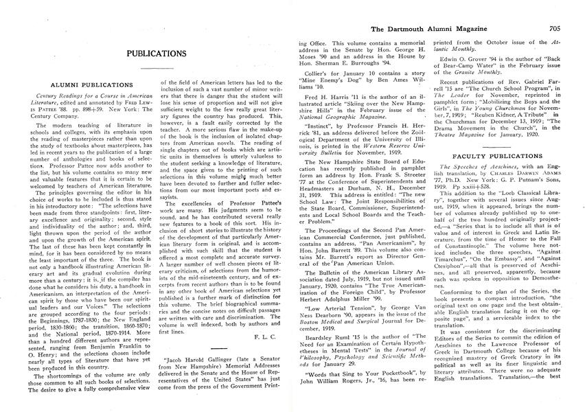 FACULTY PUBLICATIONS