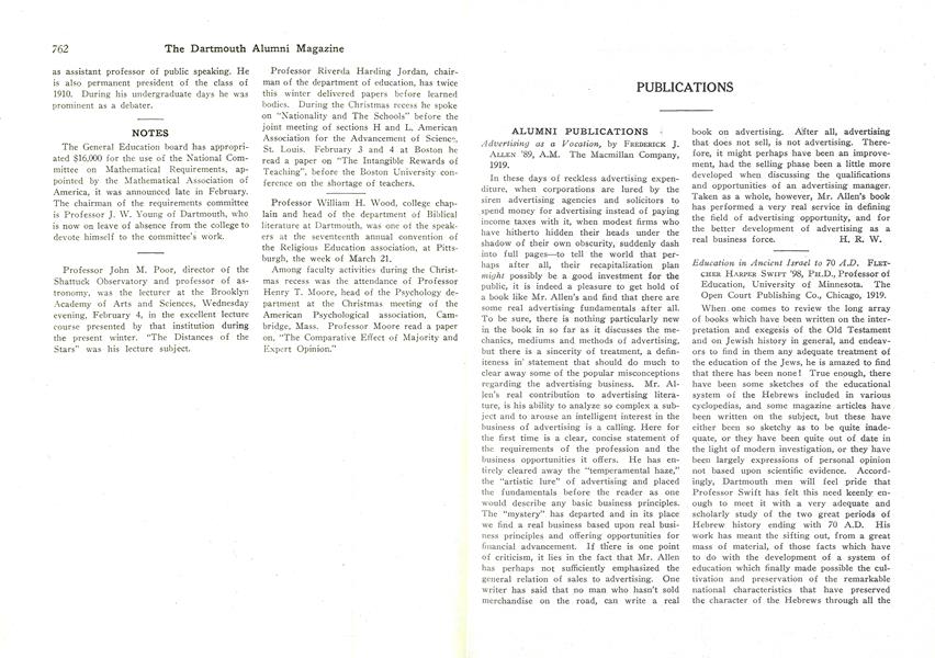 ALUMNI PUBLICATIONS