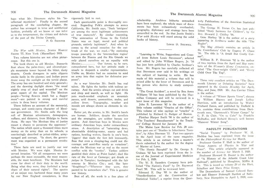 FACULTY PUBLICATIONS