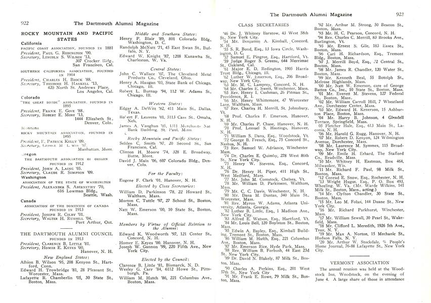 CLASS OF 1900