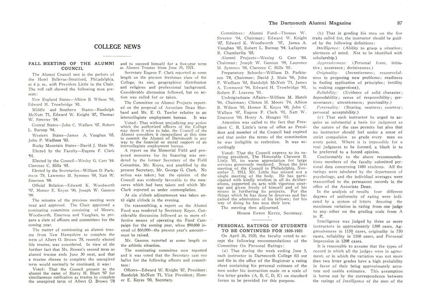 FELLOWSHIPS AS MEMORIALS TO AMERICAN FIELD SERVICE MEN