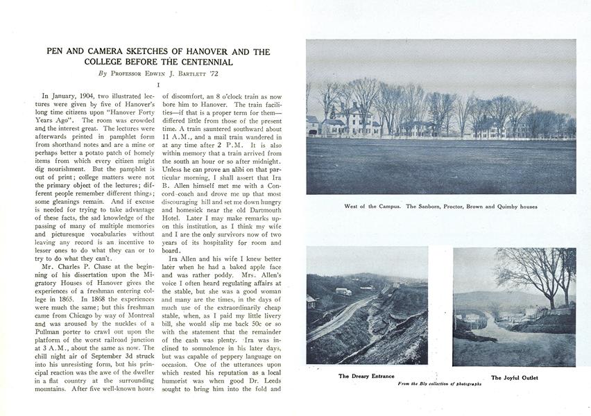 PEN AND CAMERA SKETCHES OF HANOVER AND THE COLLEGE BEFORE THE CENTENNIAL