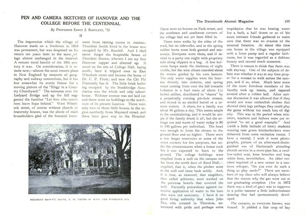 PEN AND CAMERA SKETCHES OF HANOVER AND THE COLLEGE BEFORE THE CENTENNIAL