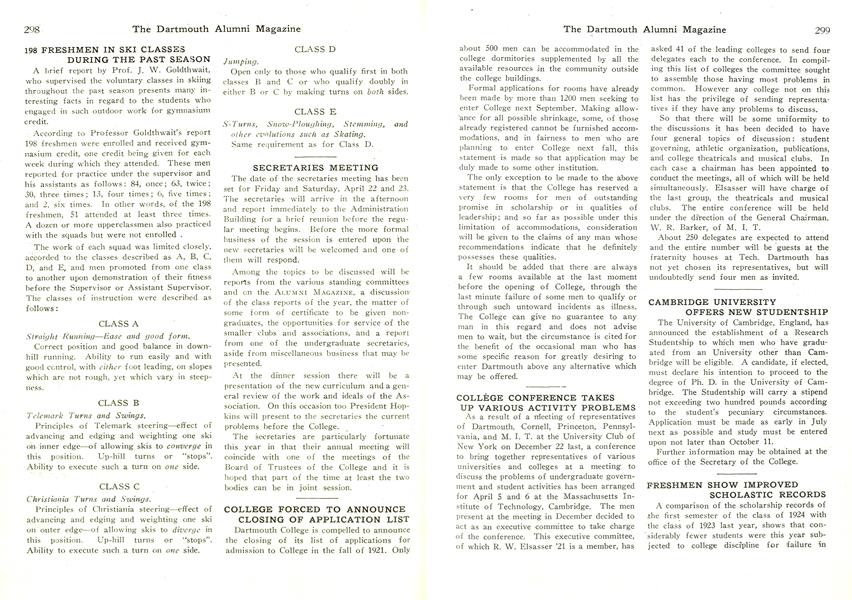OUTING CLUB AWARDS MEDAL TO ALBERT E. PILLSBURY