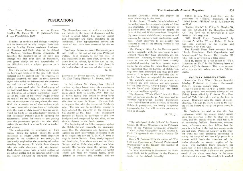 FACULTY PUBLICATIONS