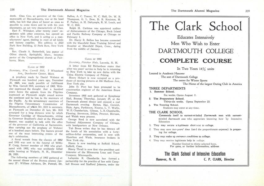 CLASS OF 1902