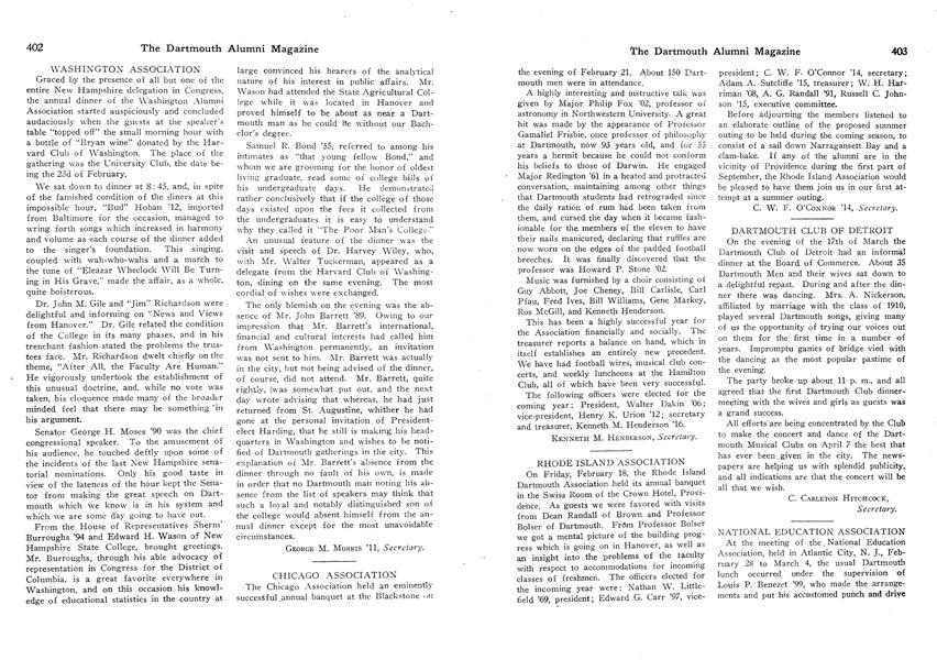 DARTMOUTH CLUB OF DETROIT