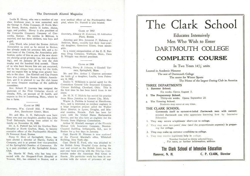 CLASS OF 1902