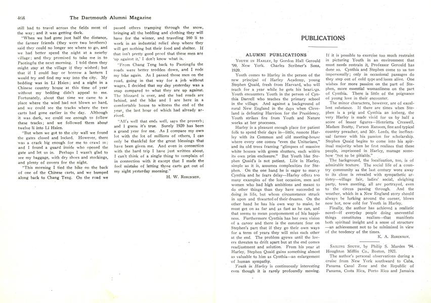 ALUMNI PUBLICATIONS