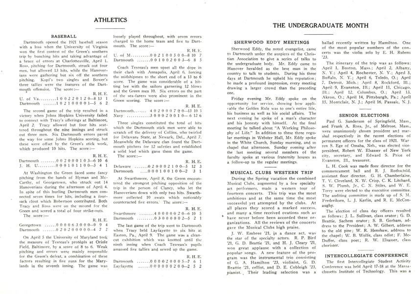 INTERCOLLEGIATE CONFERENCE