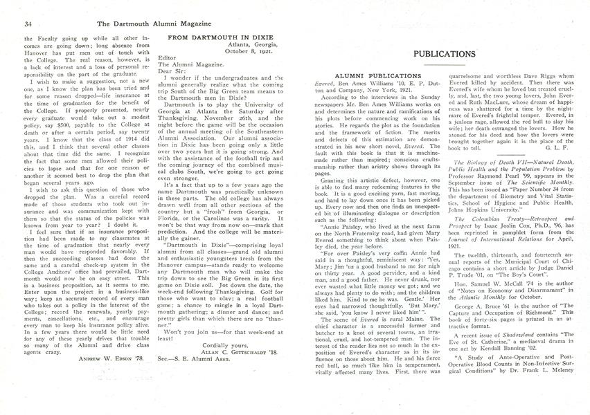 ALUMNI PUBLICATIONS