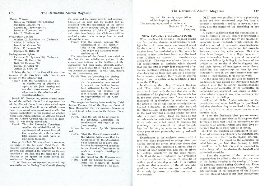 NEW FACULTY REGULATIONS