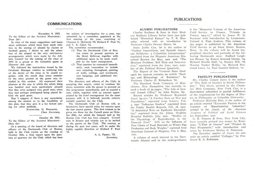 COMMUNICATIONS