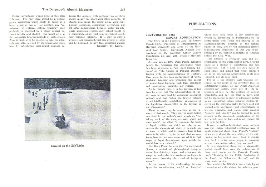 LECTURES ON THE MOORE FOUNDATION