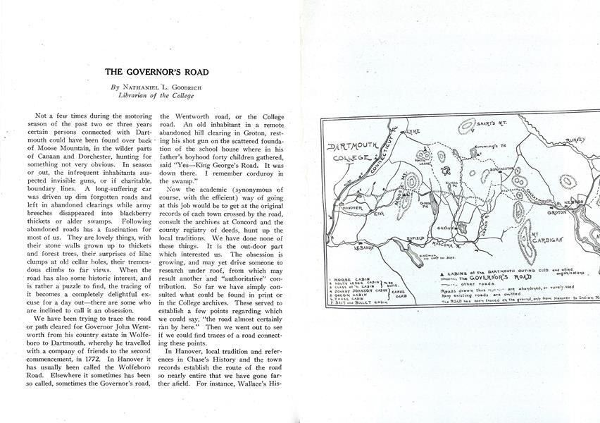 THE GOVERNOR'S ROAD