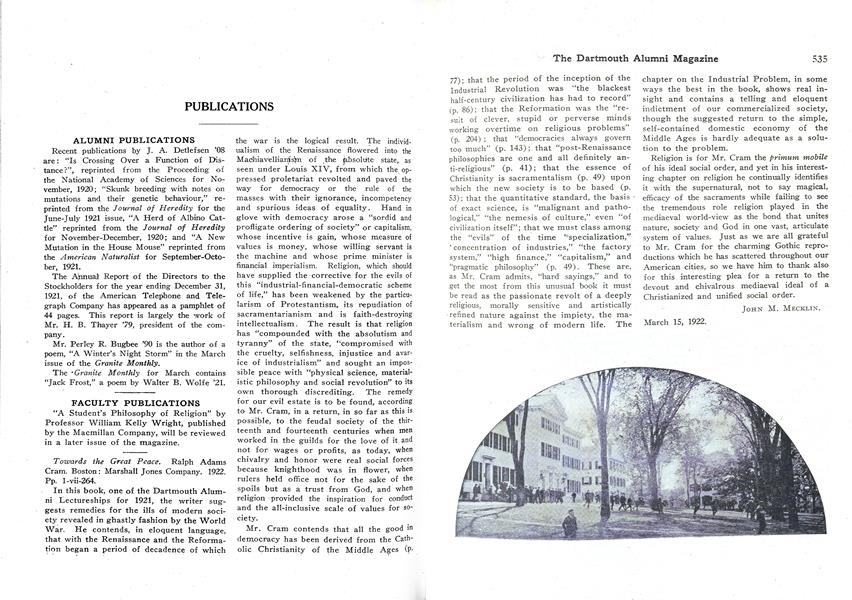 FACULTY PUBLICATIONS