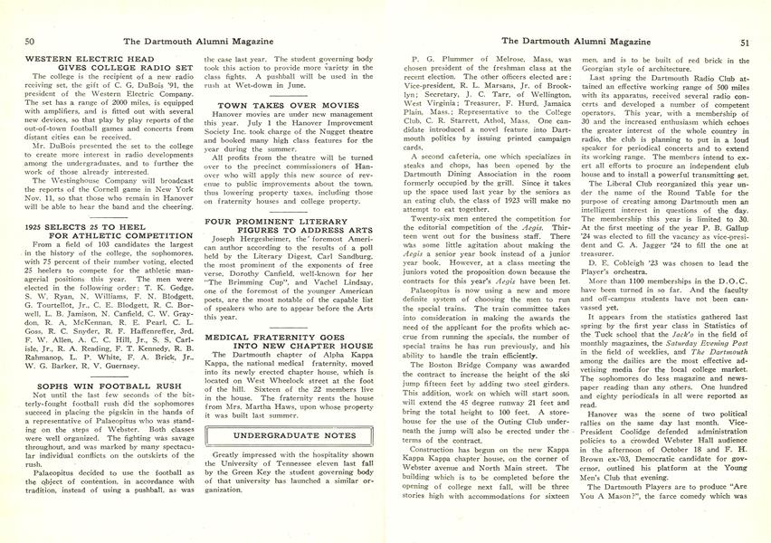 UNDERGRADUATE NOTES